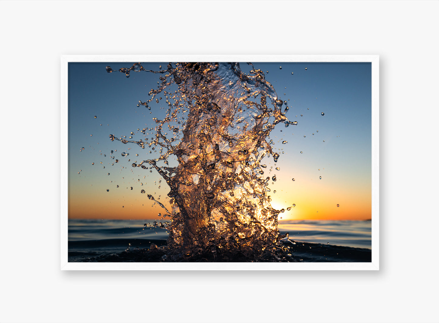 Glass - Sunrise Water Sculpture