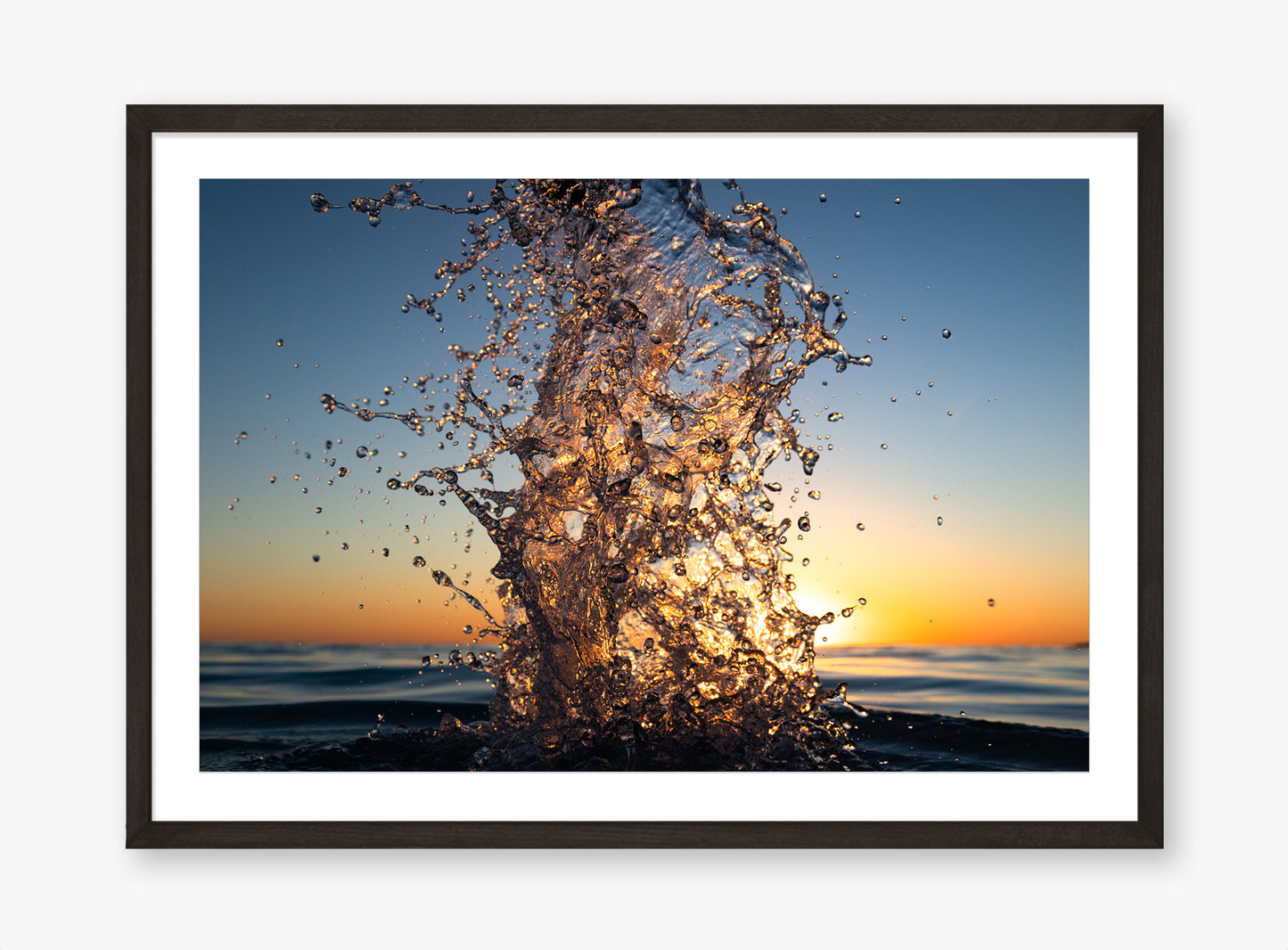 Glass - Sunrise Water Sculpture