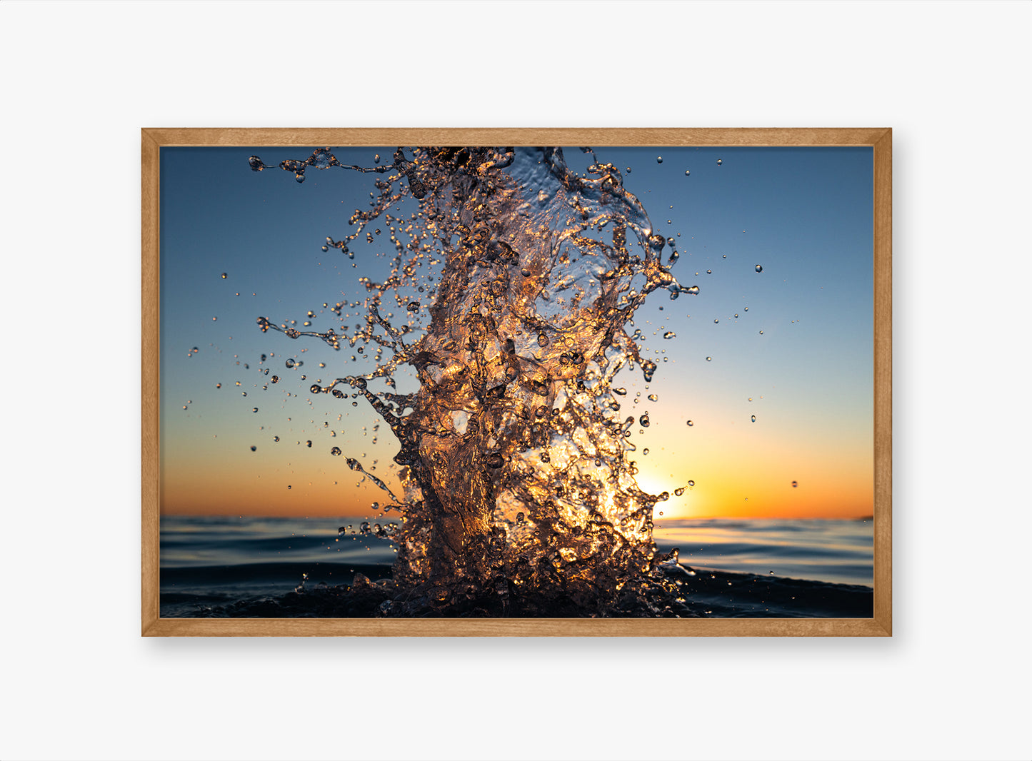 Glass - Sunrise Water Sculpture